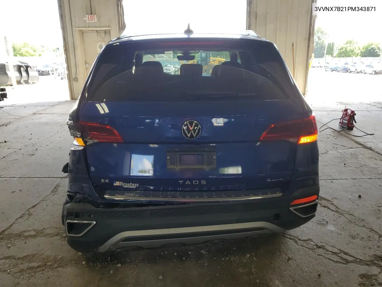 2023 Volkswagen Taos Se VIN: 3VVNX7B21PM343871 Lot: 61939265