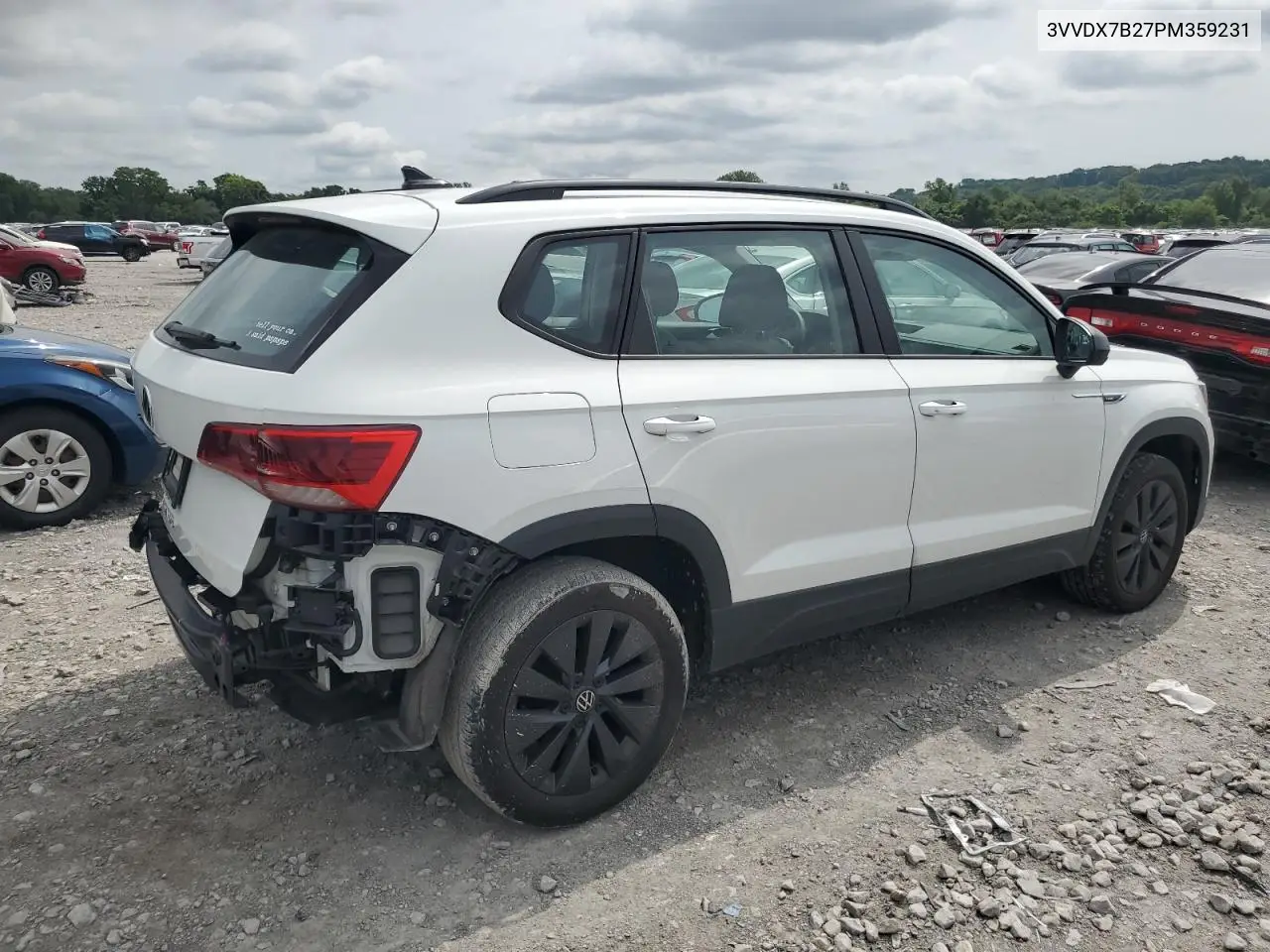 2023 Volkswagen Taos S VIN: 3VVDX7B27PM359231 Lot: 64414125