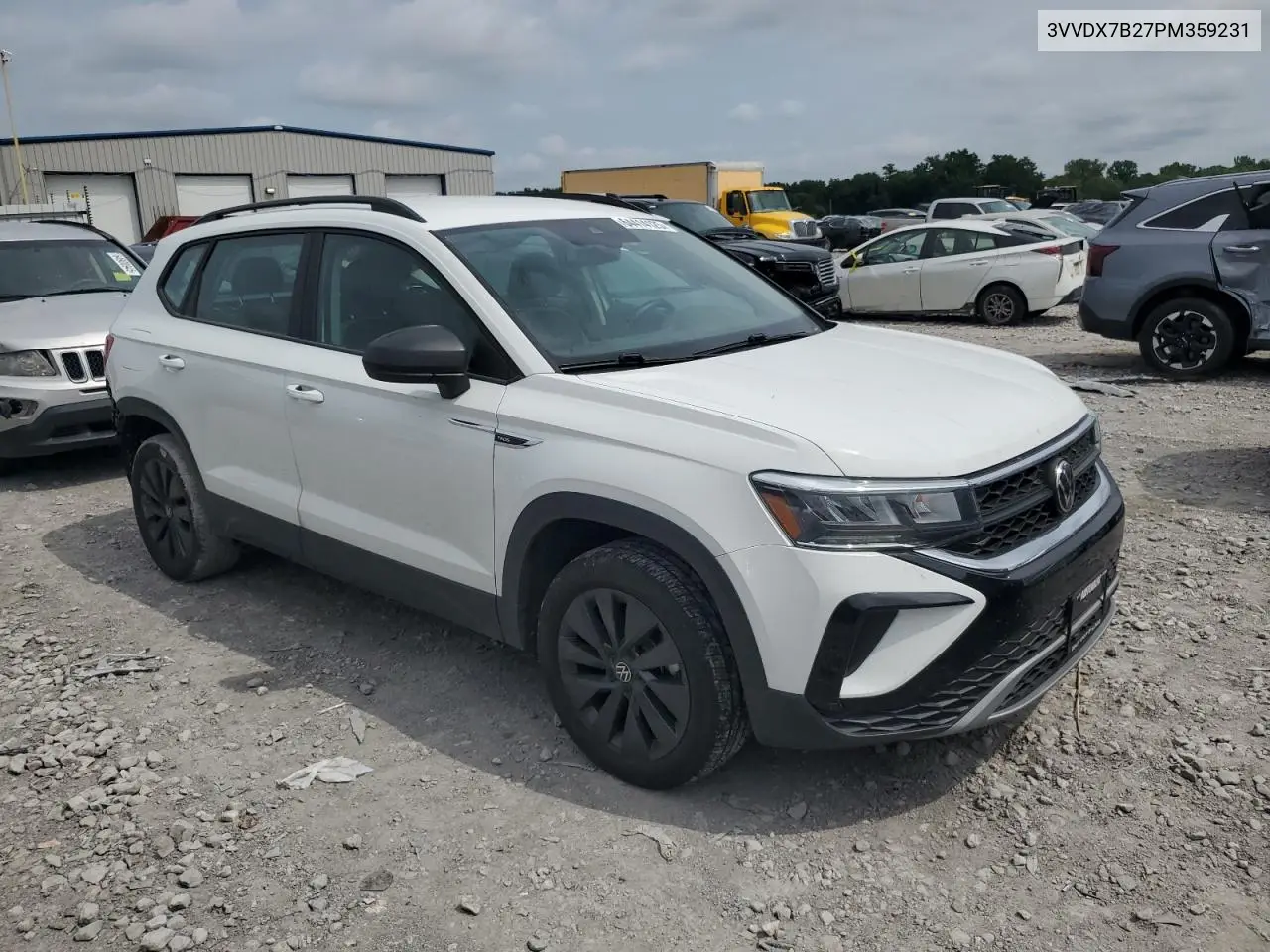 2023 Volkswagen Taos S VIN: 3VVDX7B27PM359231 Lot: 64414125