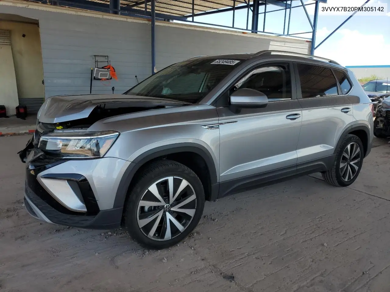 2023 Volkswagen Taos Se VIN: 3VVYX7B20PM305142 Lot: 65249485