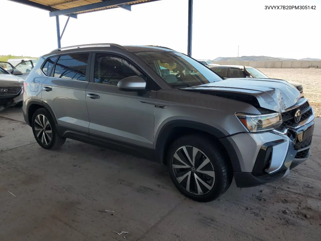 2023 Volkswagen Taos Se VIN: 3VVYX7B20PM305142 Lot: 65249485