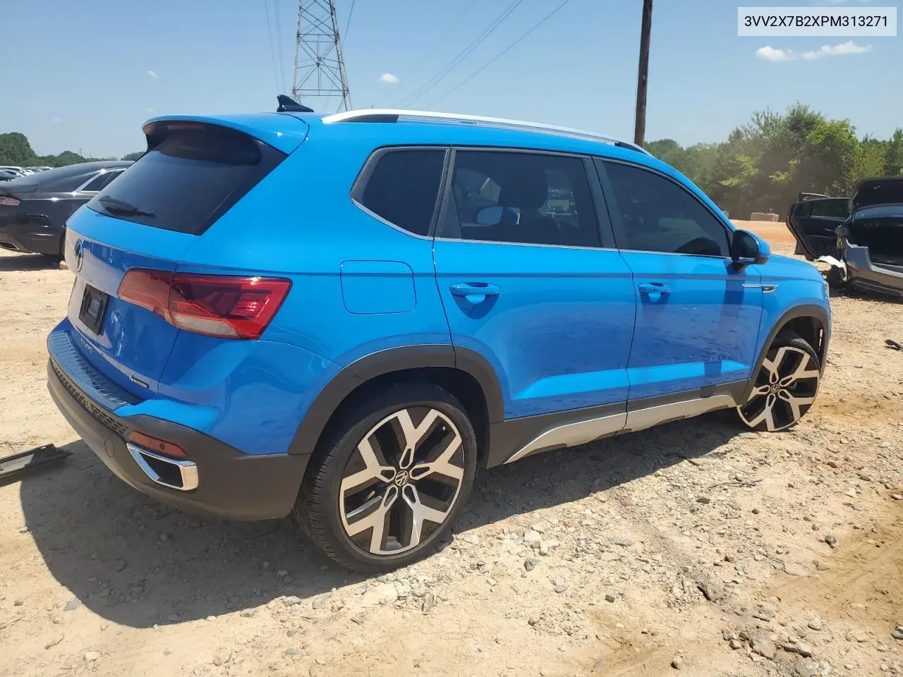 2023 Volkswagen Taos Sel VIN: 3VV2X7B2XPM313271 Lot: 65398675