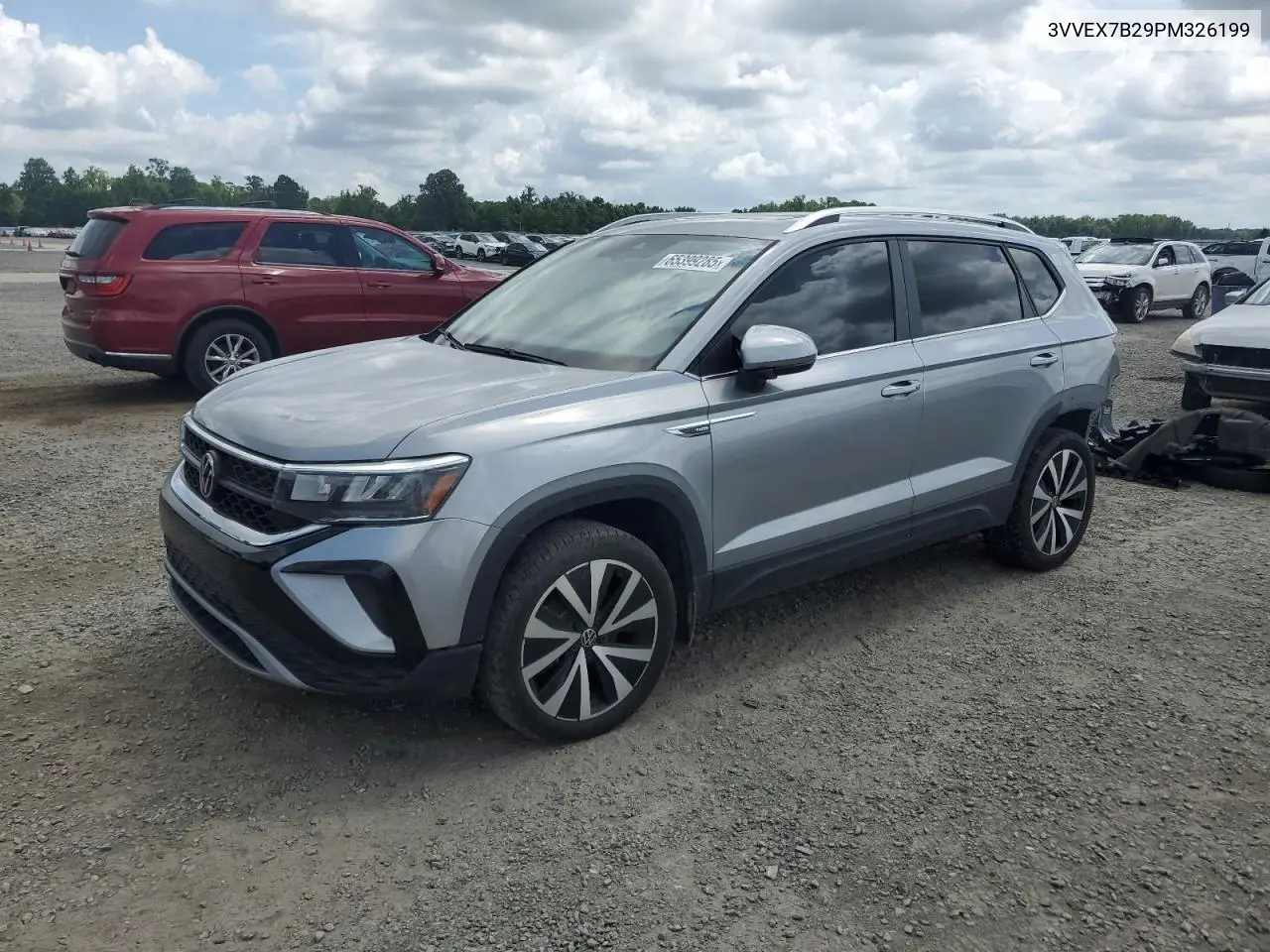 2023 Volkswagen Taos Se VIN: 3VVEX7B29PM326199 Lot: 65399285
