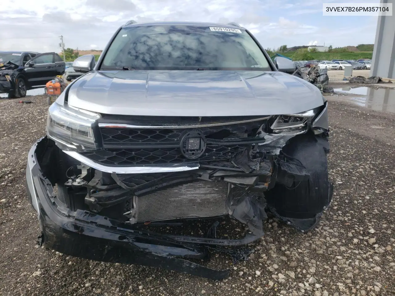 2023 Volkswagen Taos Se VIN: 3VVEX7B26PM357104 Lot: 65910295