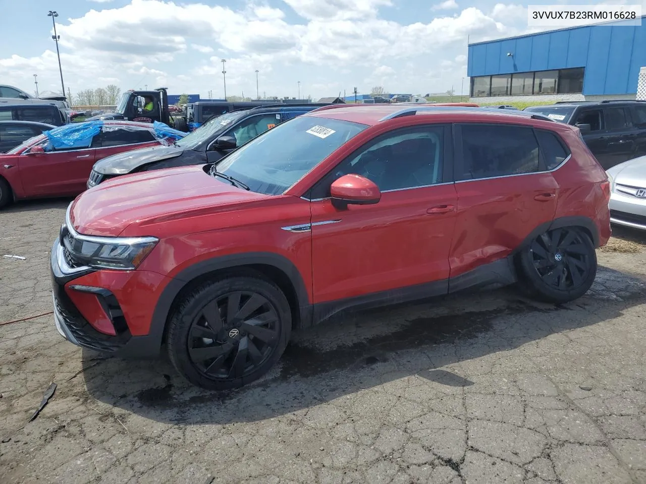 2024 Volkswagen Taos Se VIN: 3VVUX7B23RM016628 Lot: 52830814