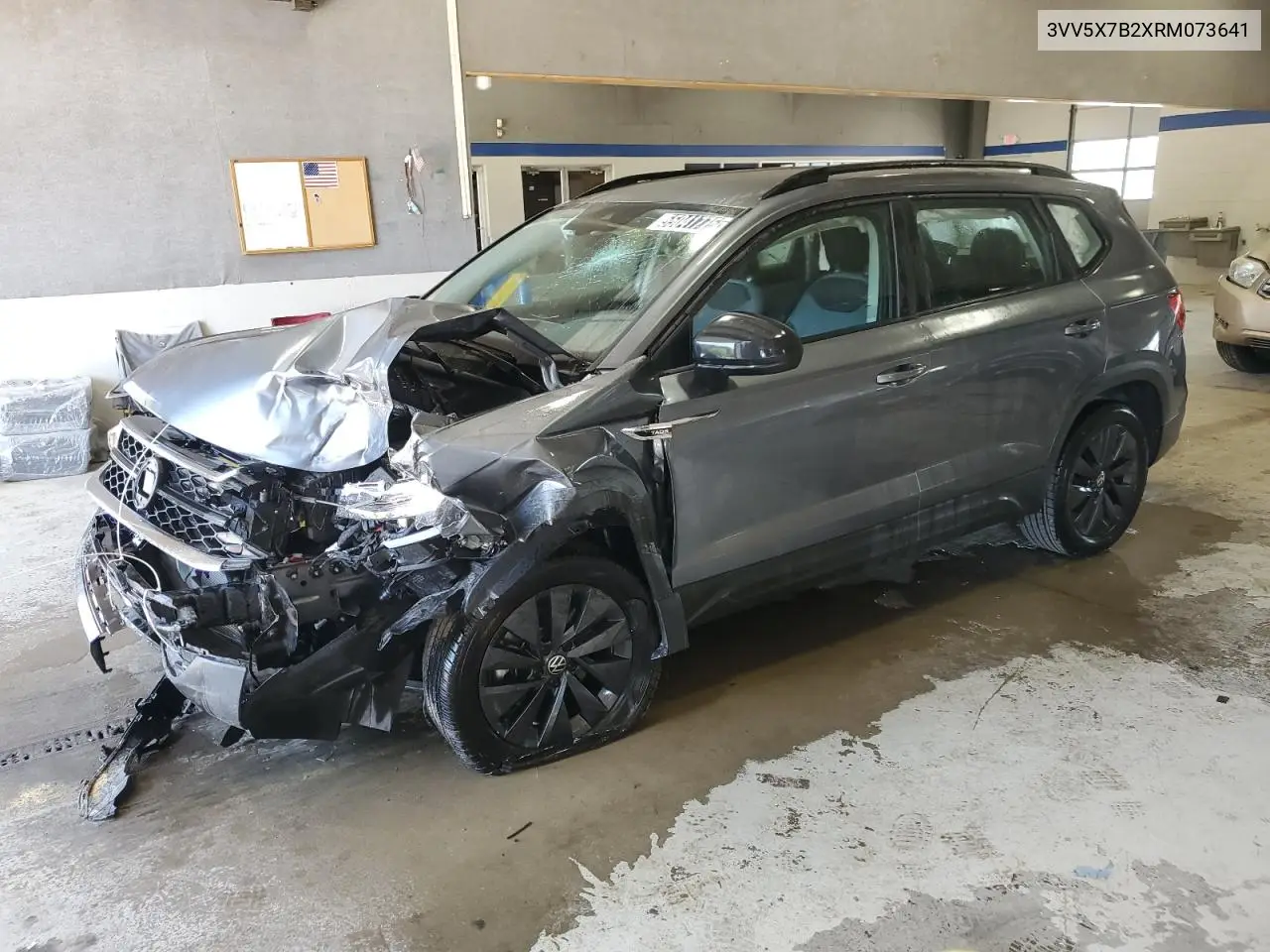 2024 Volkswagen Taos S VIN: 3VV5X7B2XRM073641 Lot: 55041775