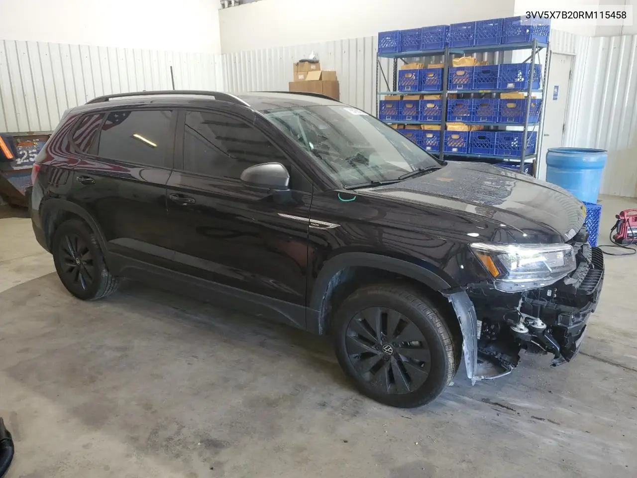 2024 Volkswagen Taos S VIN: 3VV5X7B20RM115458 Lot: 55429005