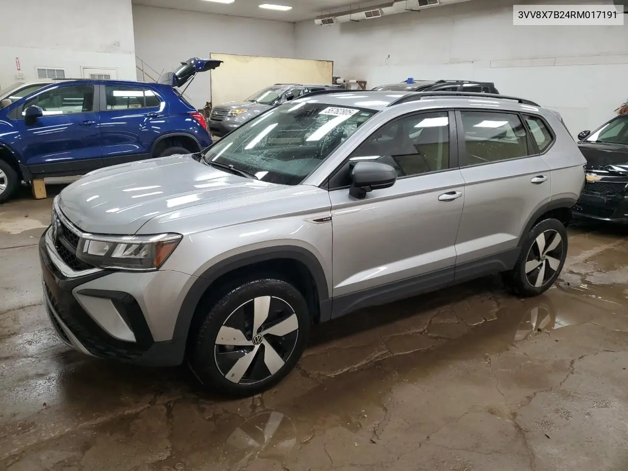 2024 Volkswagen Taos S VIN: 3VV8X7B24RM017191 Lot: 55762805