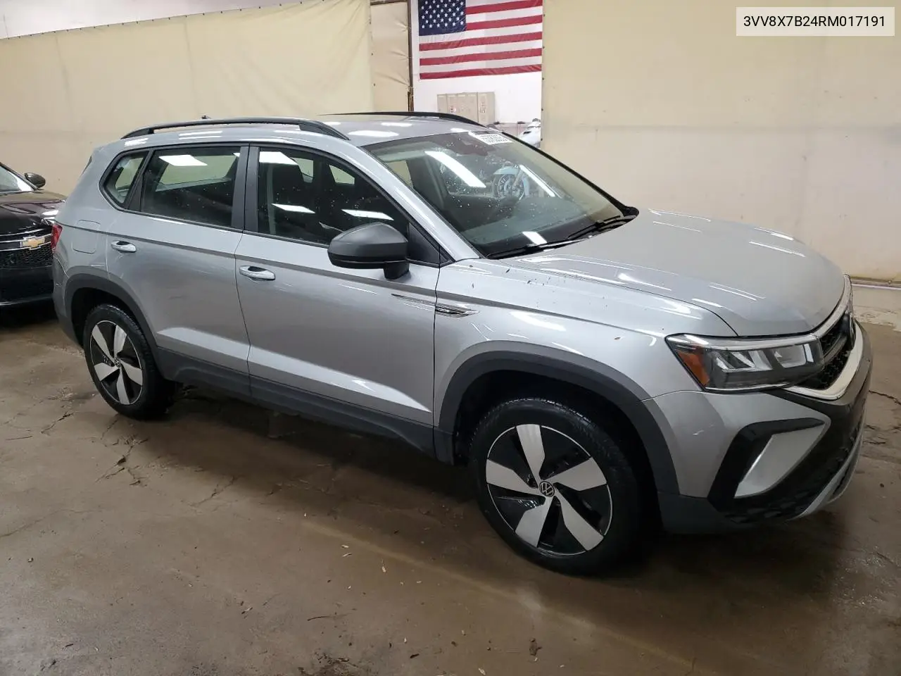 2024 Volkswagen Taos S VIN: 3VV8X7B24RM017191 Lot: 55762805