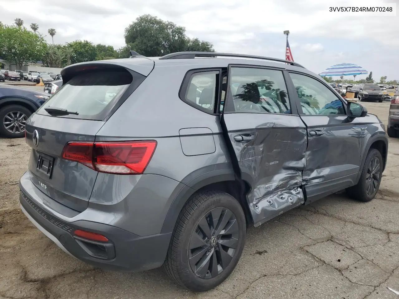 2024 Volkswagen Taos S VIN: 3VV5X7B24RM070248 Lot: 55796765