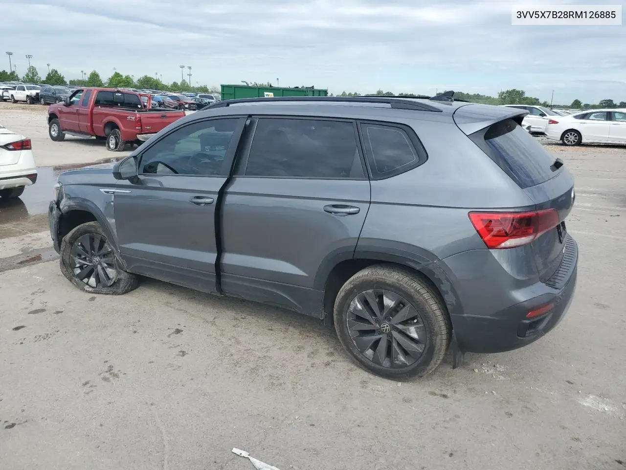 2024 Volkswagen Taos S VIN: 3VV5X7B28RM126885 Lot: 55948325
