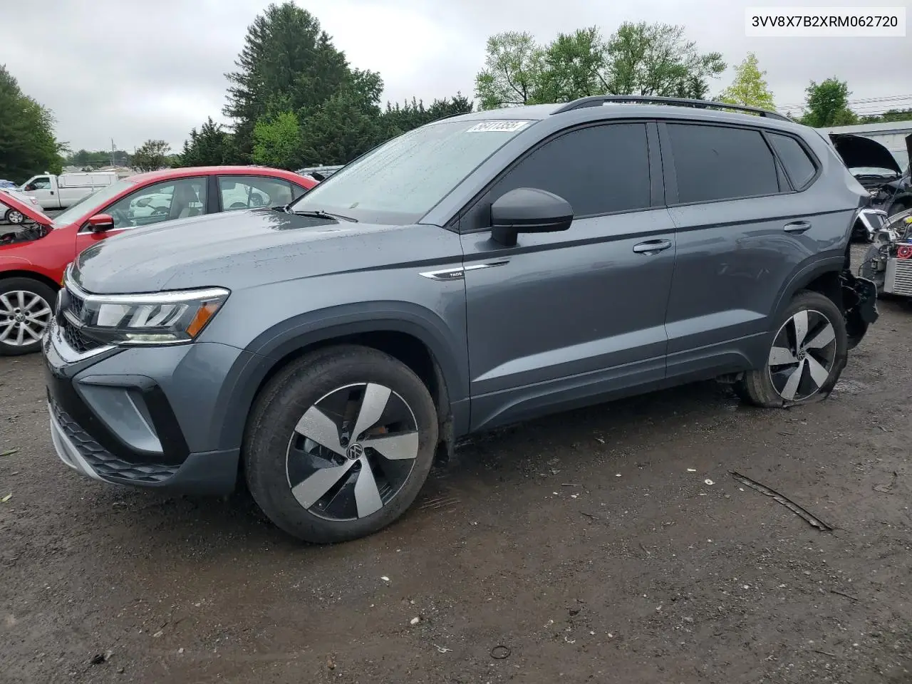 2024 Volkswagen Taos S VIN: 3VV8X7B2XRM062720 Lot: 56411355