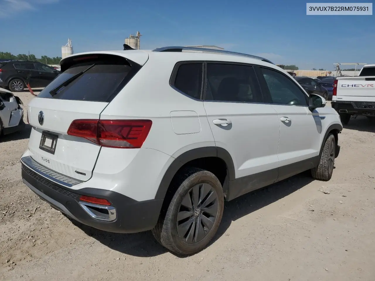 2024 Volkswagen Taos Se VIN: 3VVUX7B22RM075931 Lot: 56693785