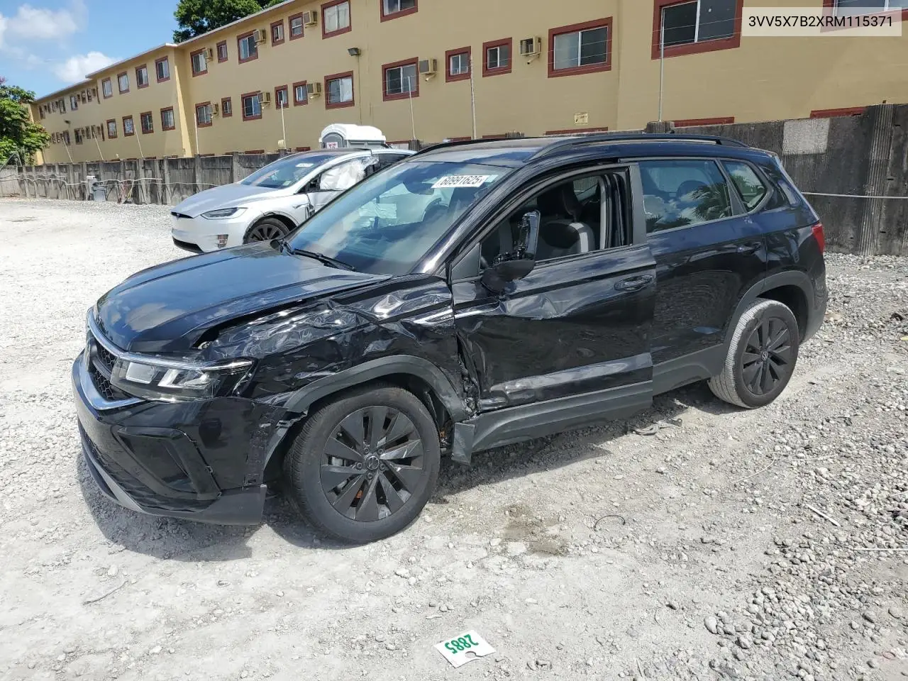2024 Volkswagen Taos S VIN: 3VV5X7B2XRM115371 Lot: 60991625