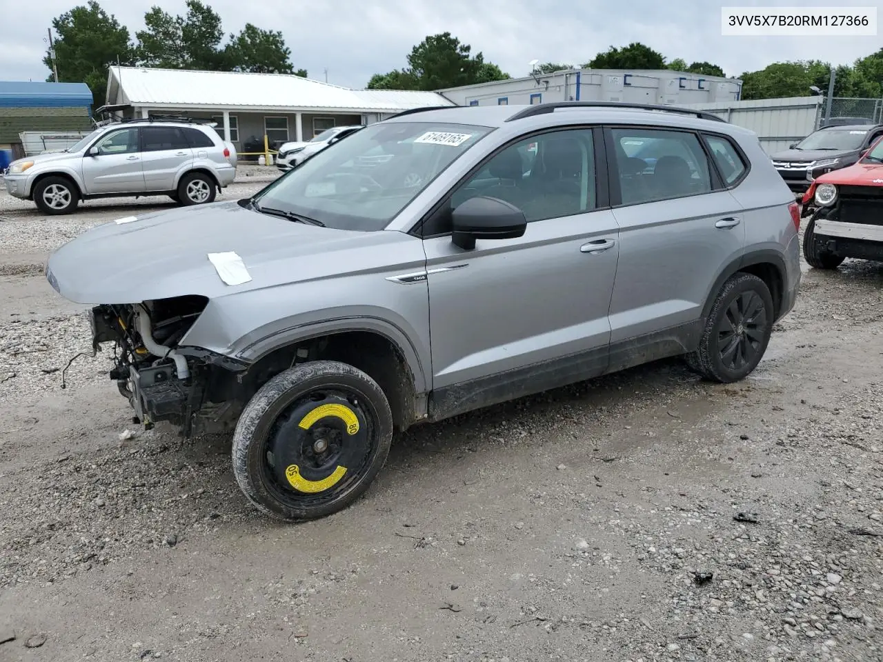2024 Volkswagen Taos S VIN: 3VV5X7B20RM127366 Lot: 61469165