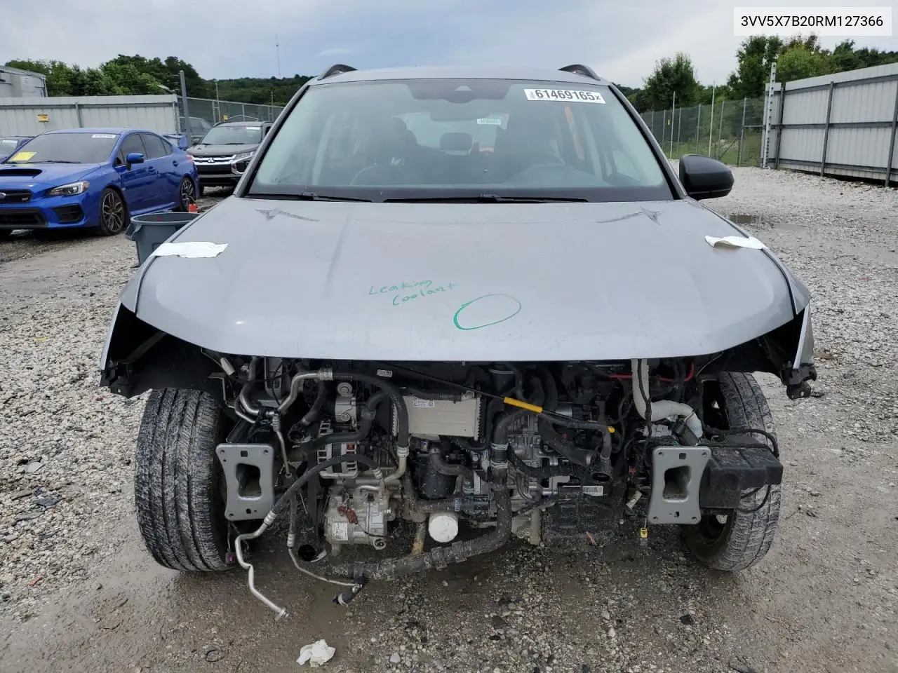 2024 Volkswagen Taos S VIN: 3VV5X7B20RM127366 Lot: 61469165