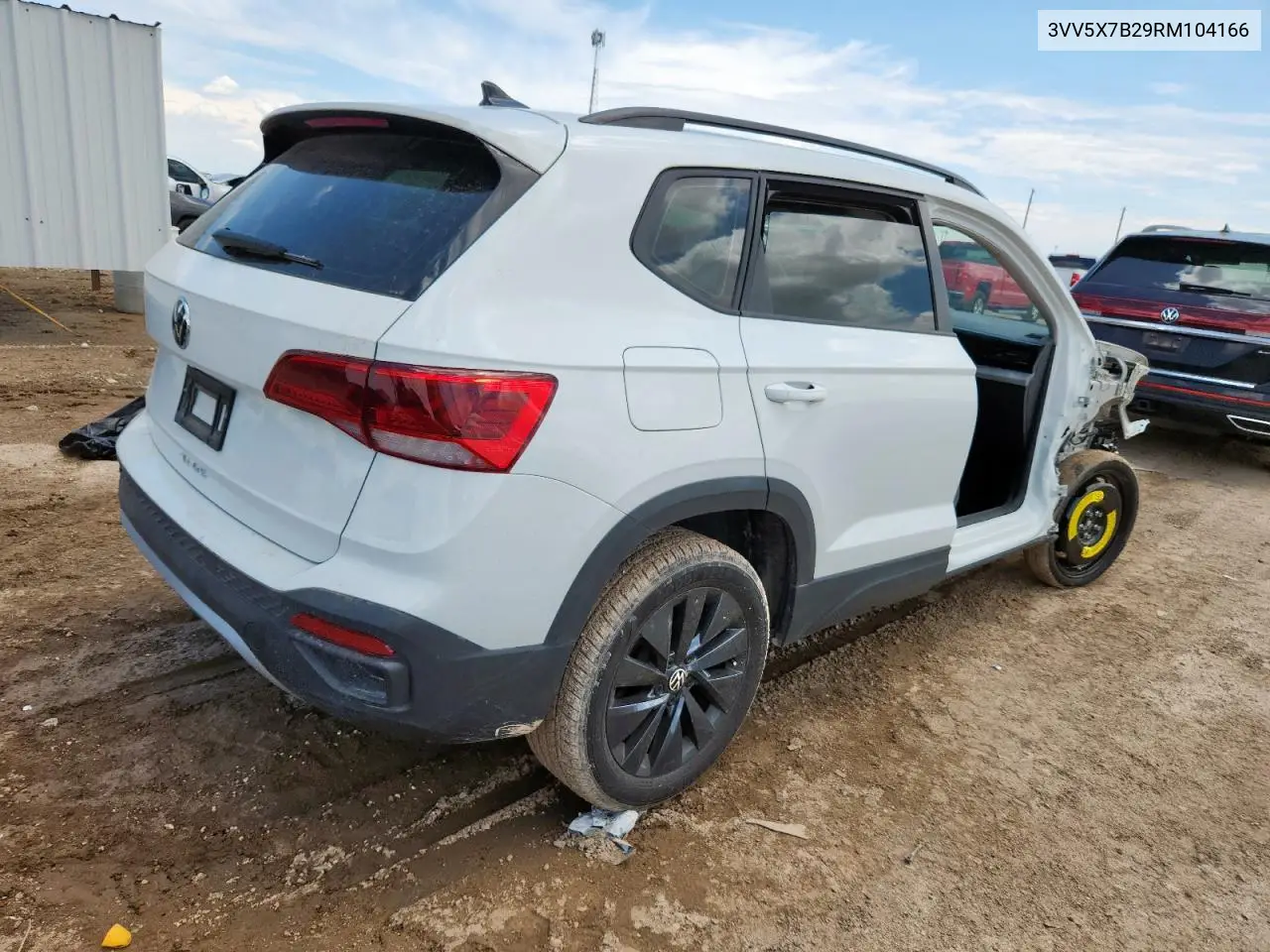 2024 Volkswagen Taos S VIN: 3VV5X7B29RM104166 Lot: 62133885
