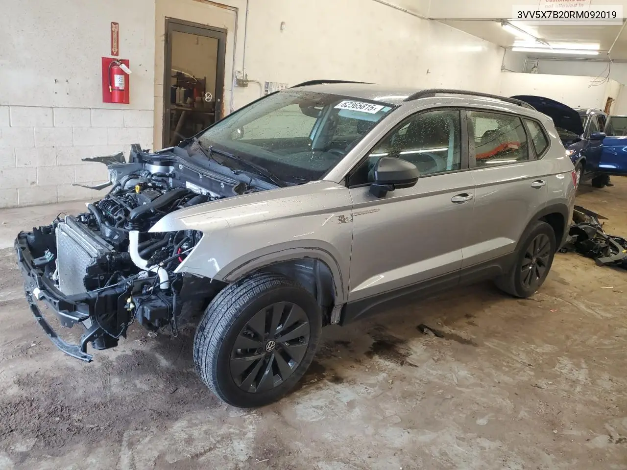 2024 Volkswagen Taos S VIN: 3VV5X7B20RM092019 Lot: 62365815