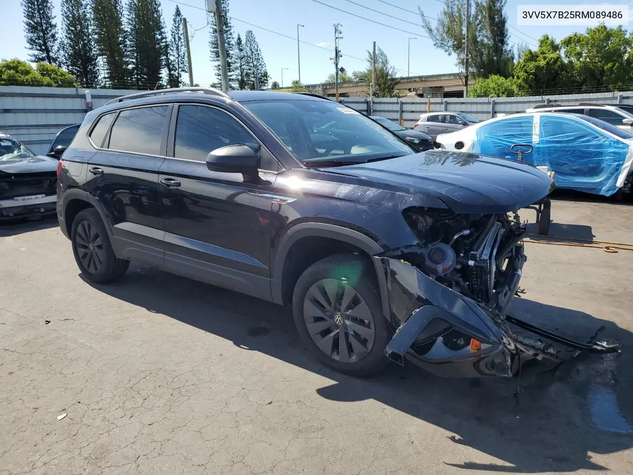 2024 Volkswagen Taos S VIN: 3VV5X7B25RM089486 Lot: 62404465
