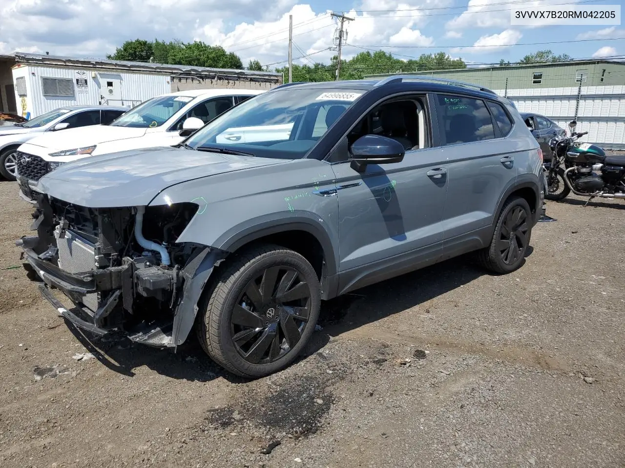 2024 Volkswagen Taos Se VIN: 3VVVX7B20RM042205 Lot: 64996855