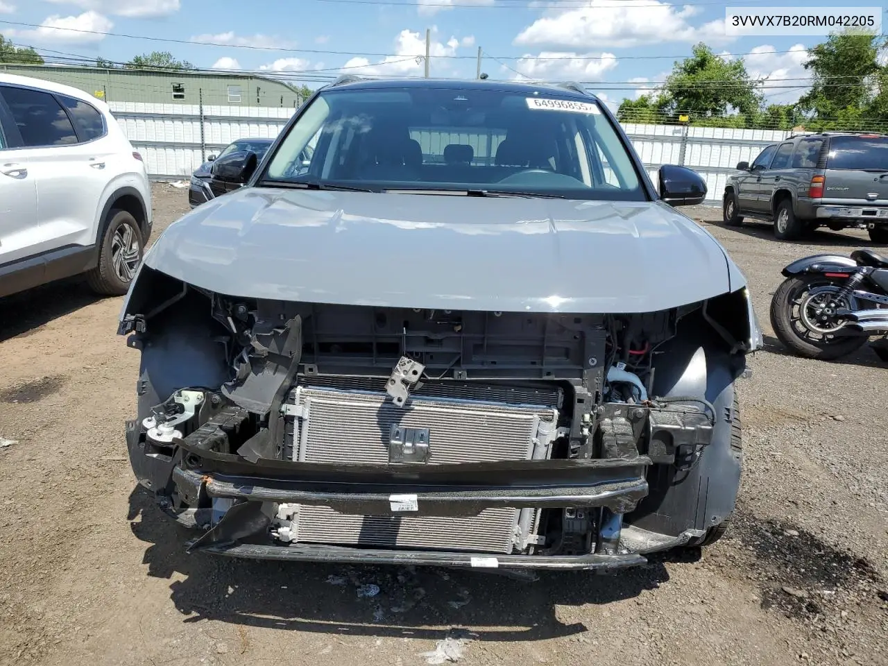 2024 Volkswagen Taos Se VIN: 3VVVX7B20RM042205 Lot: 64996855