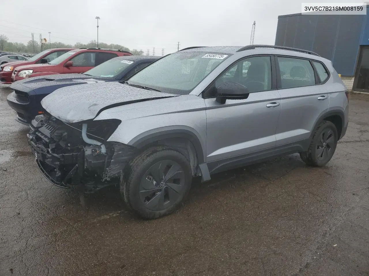 2025 Volkswagen Taos S VIN: 3VV5C7B21SM008159 Lot: 55450775