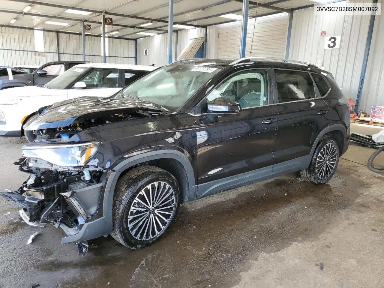 2025 Volkswagen Taos Se VIN: 3VVSC7B28SM007092 Lot: 55644635