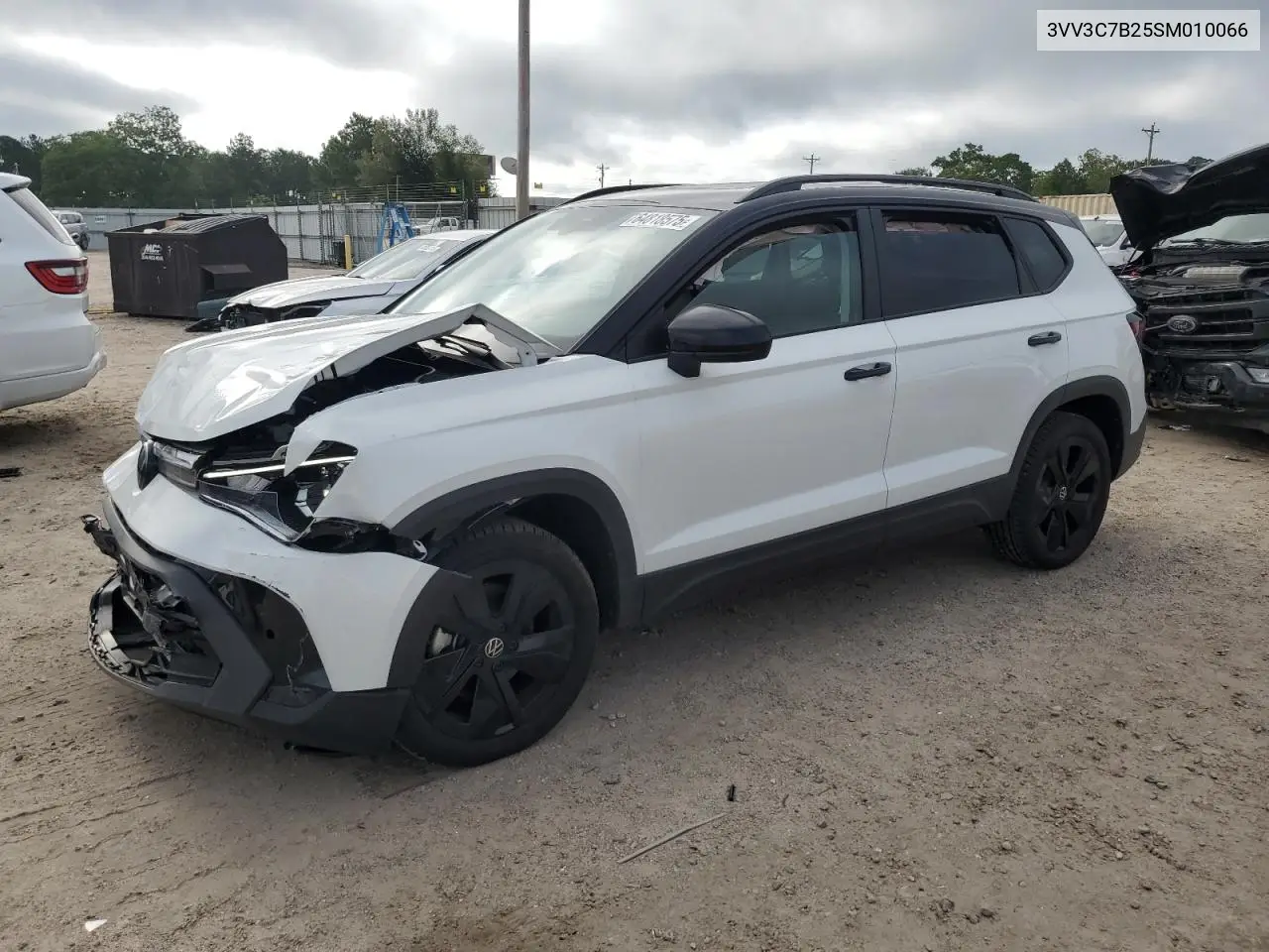 2025 Volkswagen Taos Se Black VIN: 3VV3C7B25SM010066 Lot: 64818575
