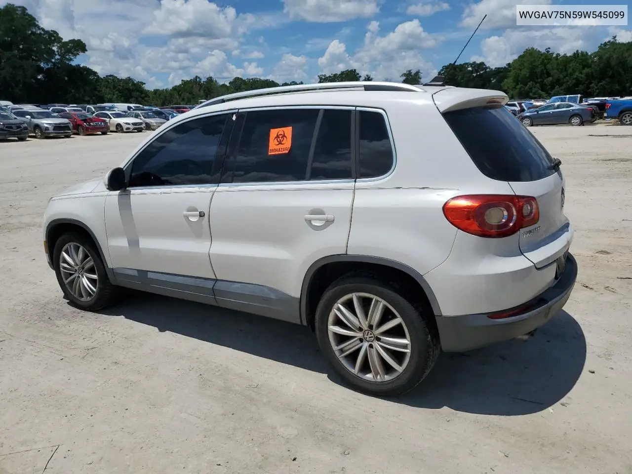 2009 Volkswagen Tiguan S VIN: WVGAV75N59W545099 Lot: 56583375