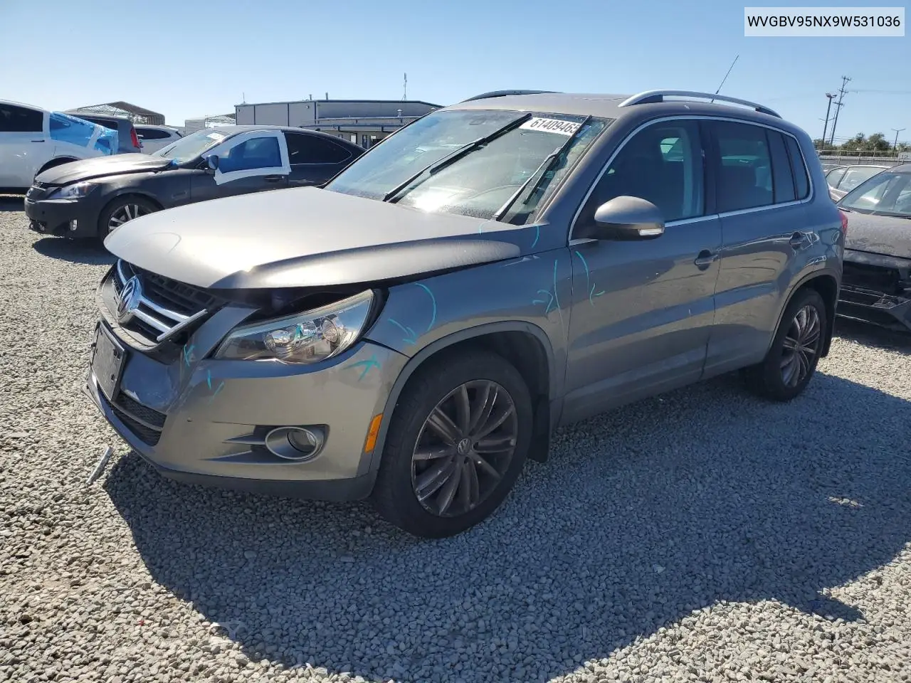 2009 Volkswagen Tiguan Se VIN: WVGBV95NX9W531036 Lot: 61409465
