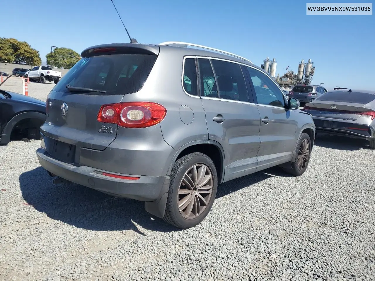 2009 Volkswagen Tiguan Se VIN: WVGBV95NX9W531036 Lot: 61409465