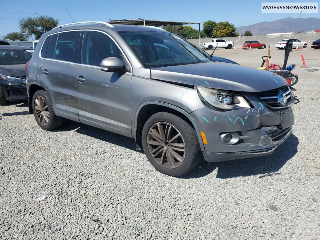 2009 Volkswagen Tiguan Se VIN: WVGBV95NX9W531036 Lot: 61409465