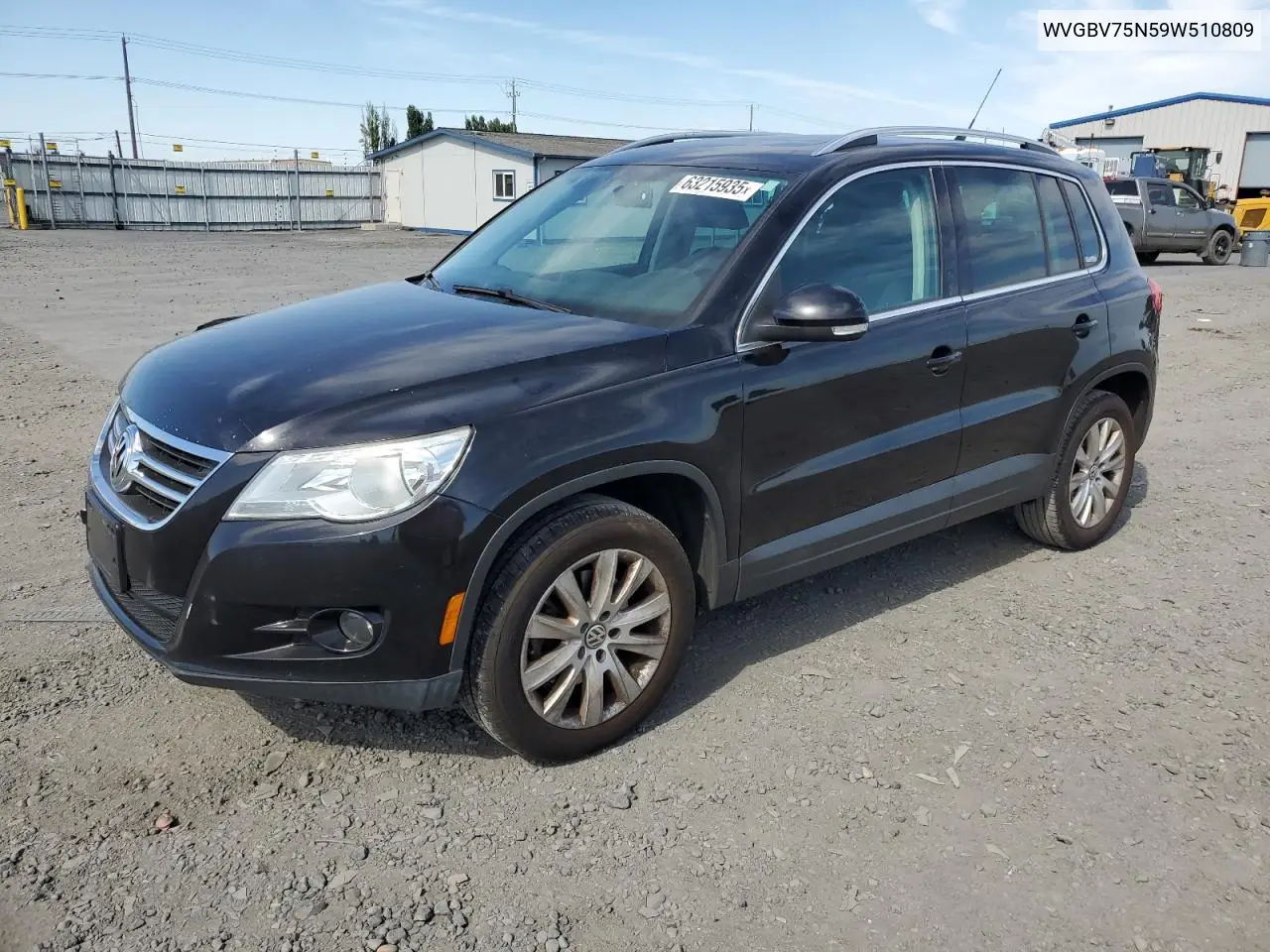 2009 Volkswagen Tiguan Se VIN: WVGBV75N59W510809 Lot: 63215935