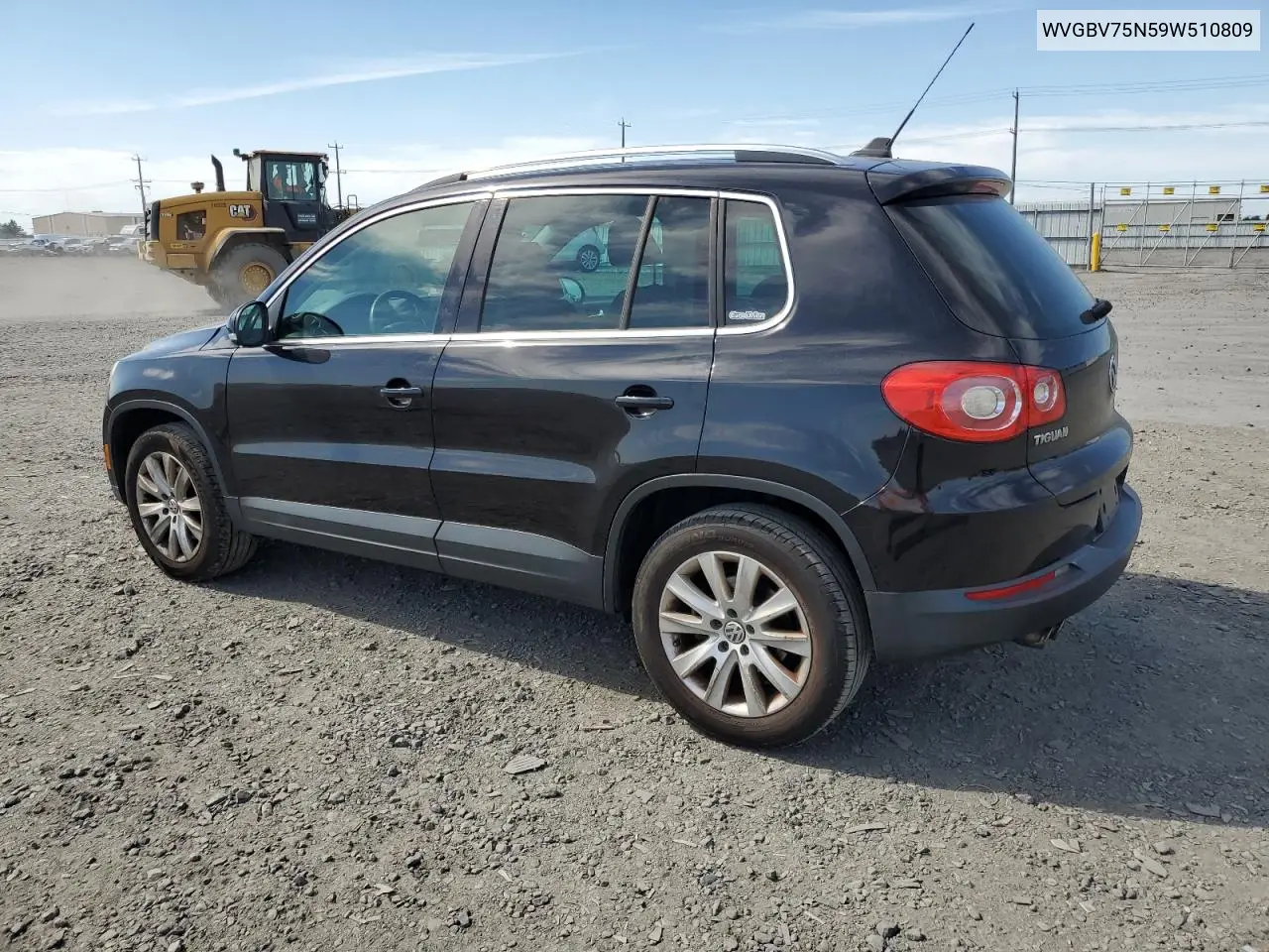 2009 Volkswagen Tiguan Se VIN: WVGBV75N59W510809 Lot: 63215935