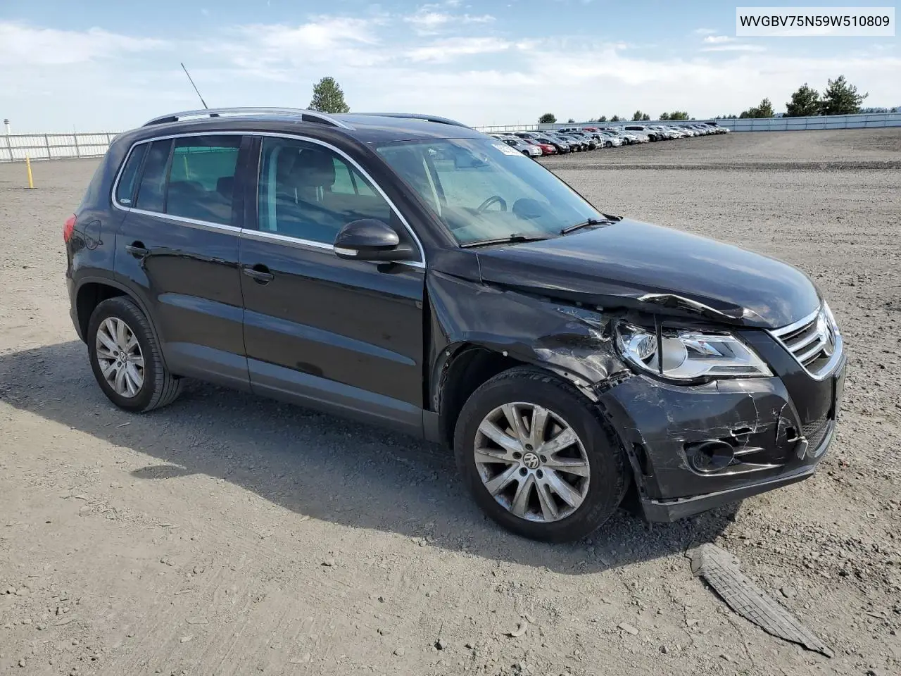 2009 Volkswagen Tiguan Se VIN: WVGBV75N59W510809 Lot: 63215935