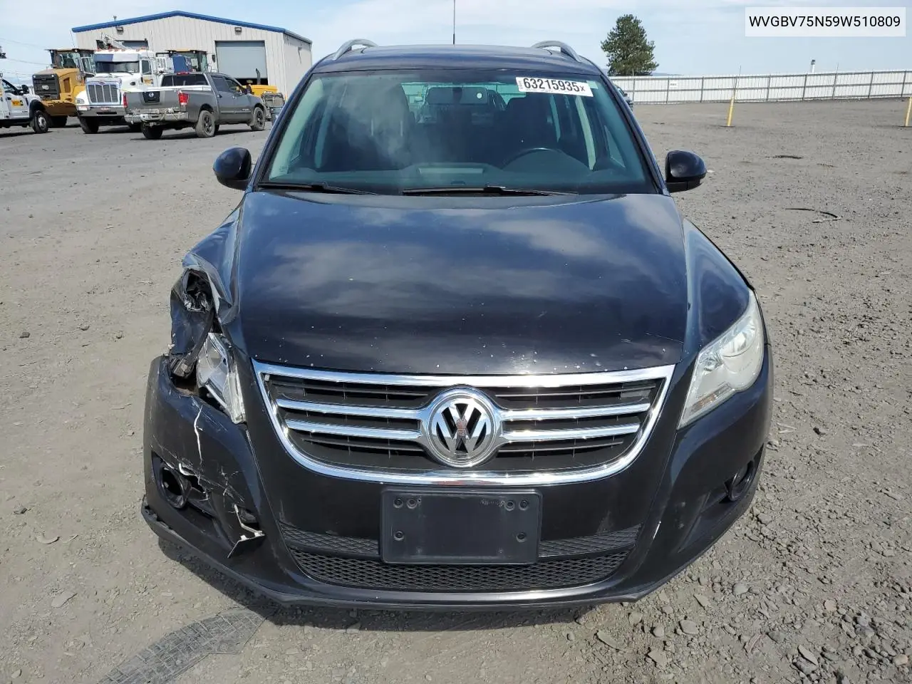 2009 Volkswagen Tiguan Se VIN: WVGBV75N59W510809 Lot: 63215935