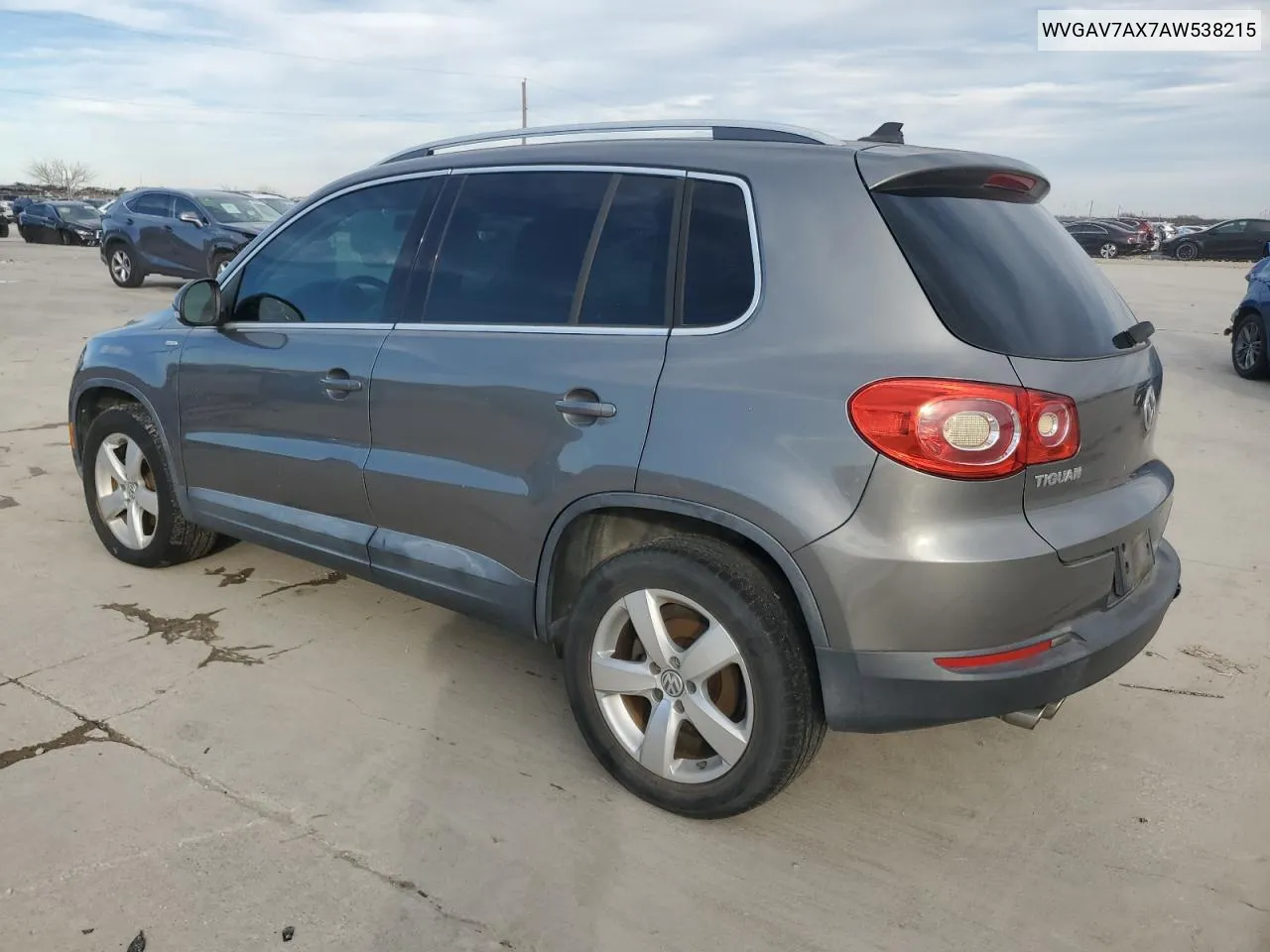 2010 Volkswagen Tiguan S VIN: WVGAV7AX7AW538215 Lot: 43296155