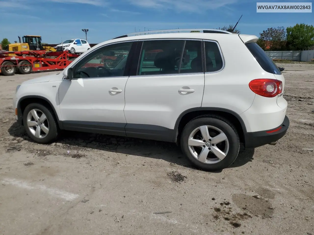 2010 Volkswagen Tiguan S VIN: WVGAV7AX8AW002843 Lot: 54982595