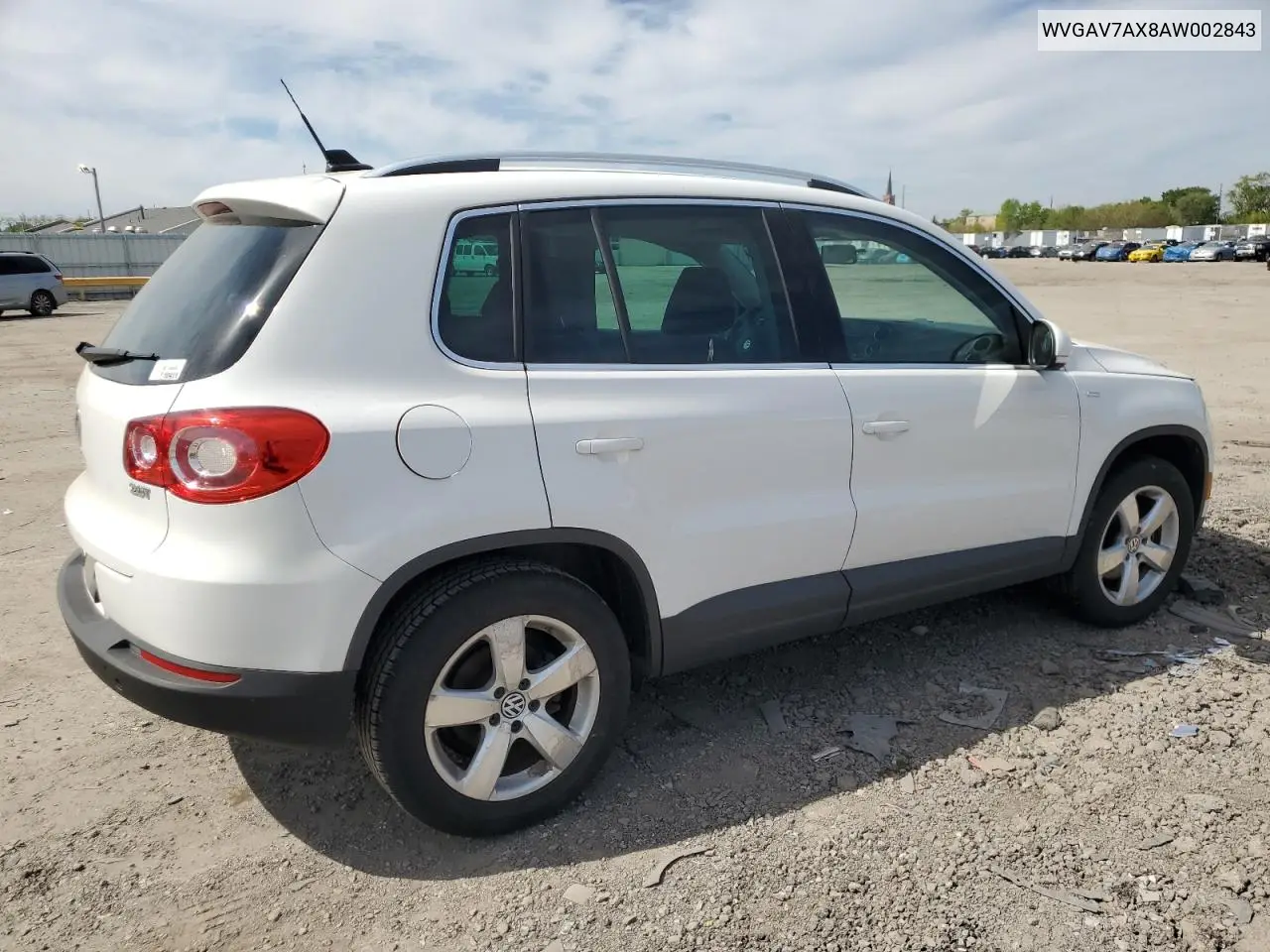 2010 Volkswagen Tiguan S VIN: WVGAV7AX8AW002843 Lot: 54982595