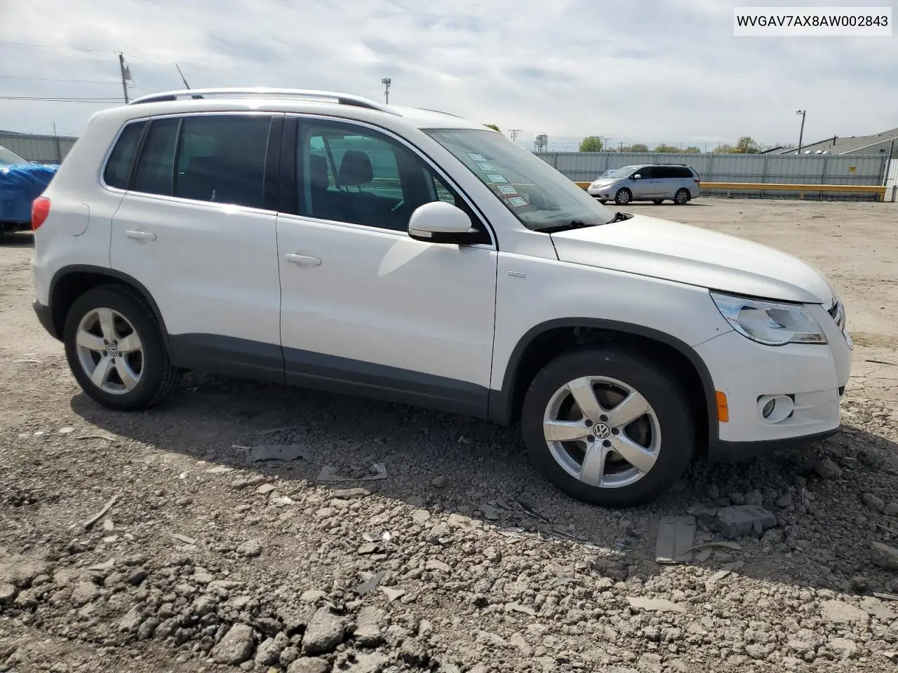 2010 Volkswagen Tiguan S VIN: WVGAV7AX8AW002843 Lot: 54982595