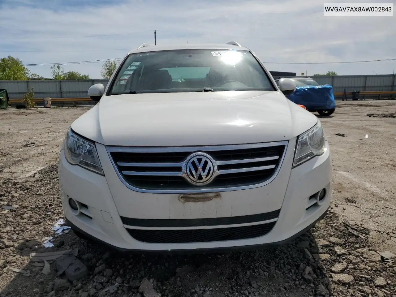 2010 Volkswagen Tiguan S VIN: WVGAV7AX8AW002843 Lot: 54982595