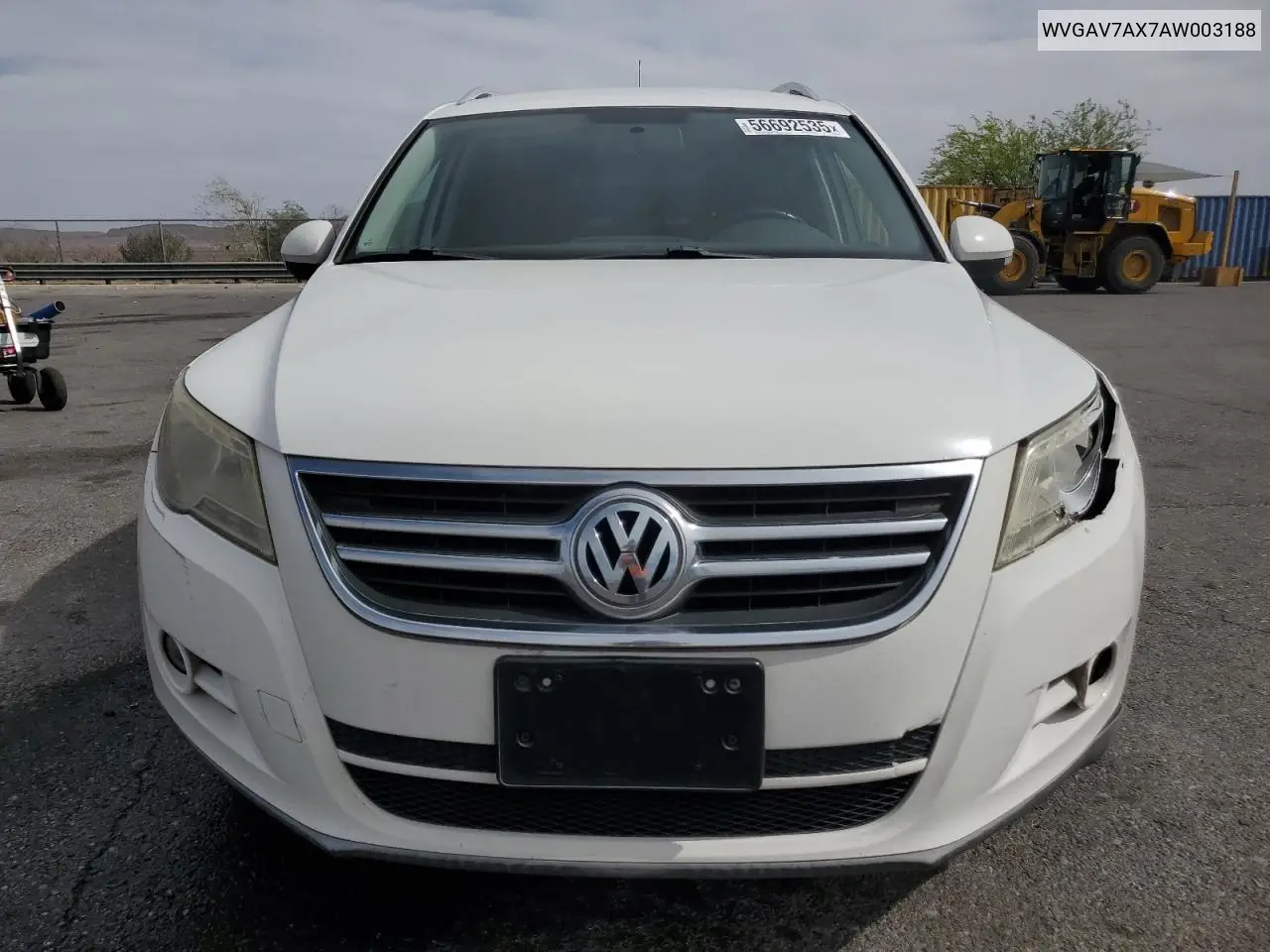 2010 Volkswagen Tiguan S VIN: WVGAV7AX7AW003188 Lot: 56692535