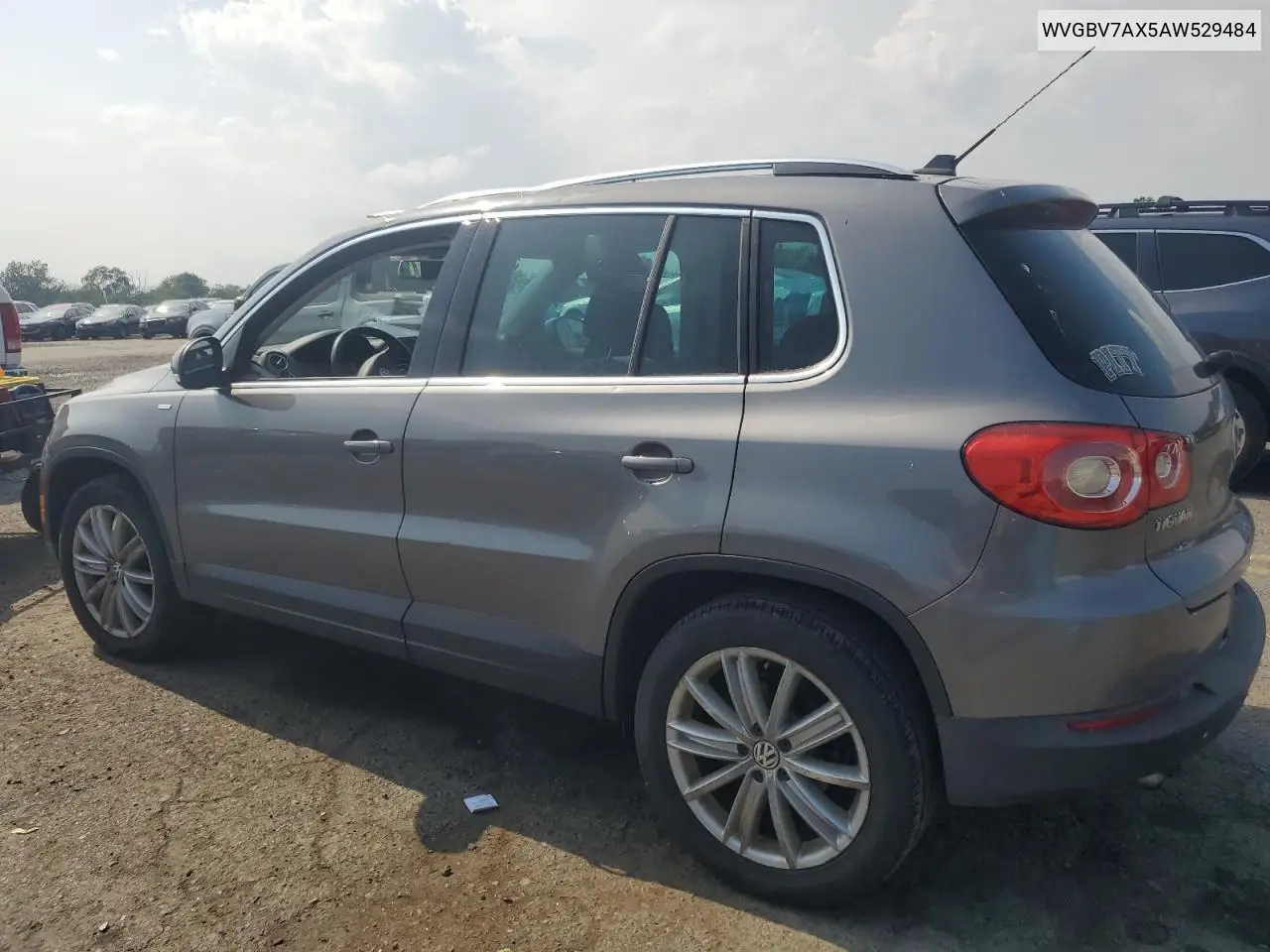 2010 Volkswagen Tiguan Se VIN: WVGBV7AX5AW529484 Lot: 62807895