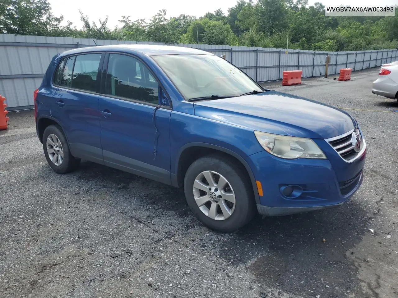 2010 Volkswagen Tiguan Se VIN: WVGBV7AX6AW003493 Lot: 63306055