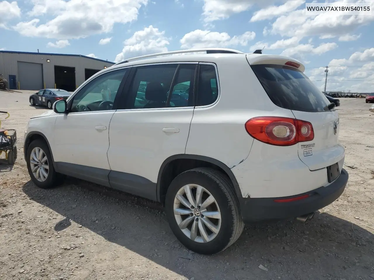 2011 Volkswagen Tiguan S VIN: WVGAV7AX1BW540155 Lot: 56483975