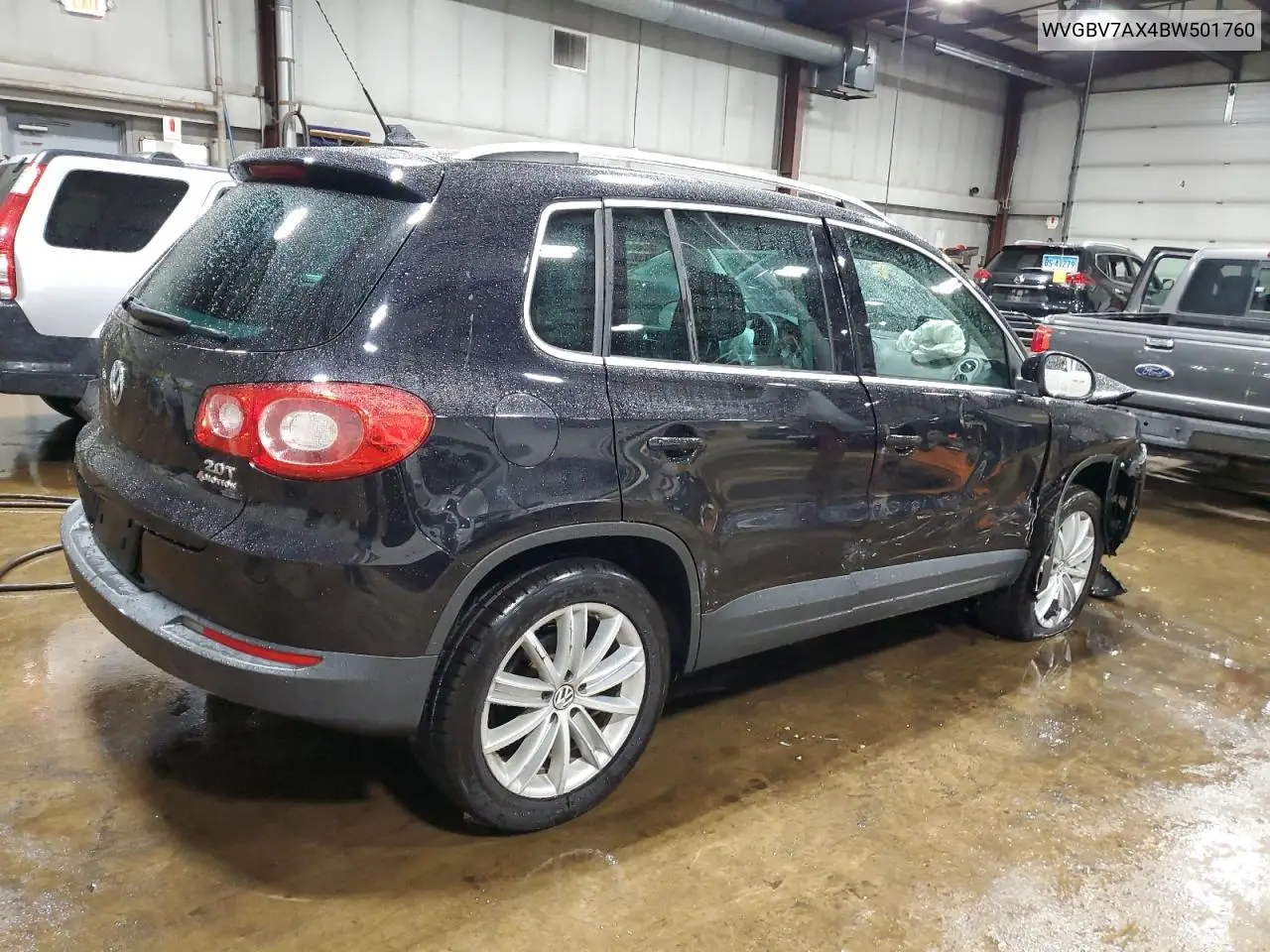 2011 Volkswagen Tiguan S VIN: WVGBV7AX4BW501760 Lot: 61918245