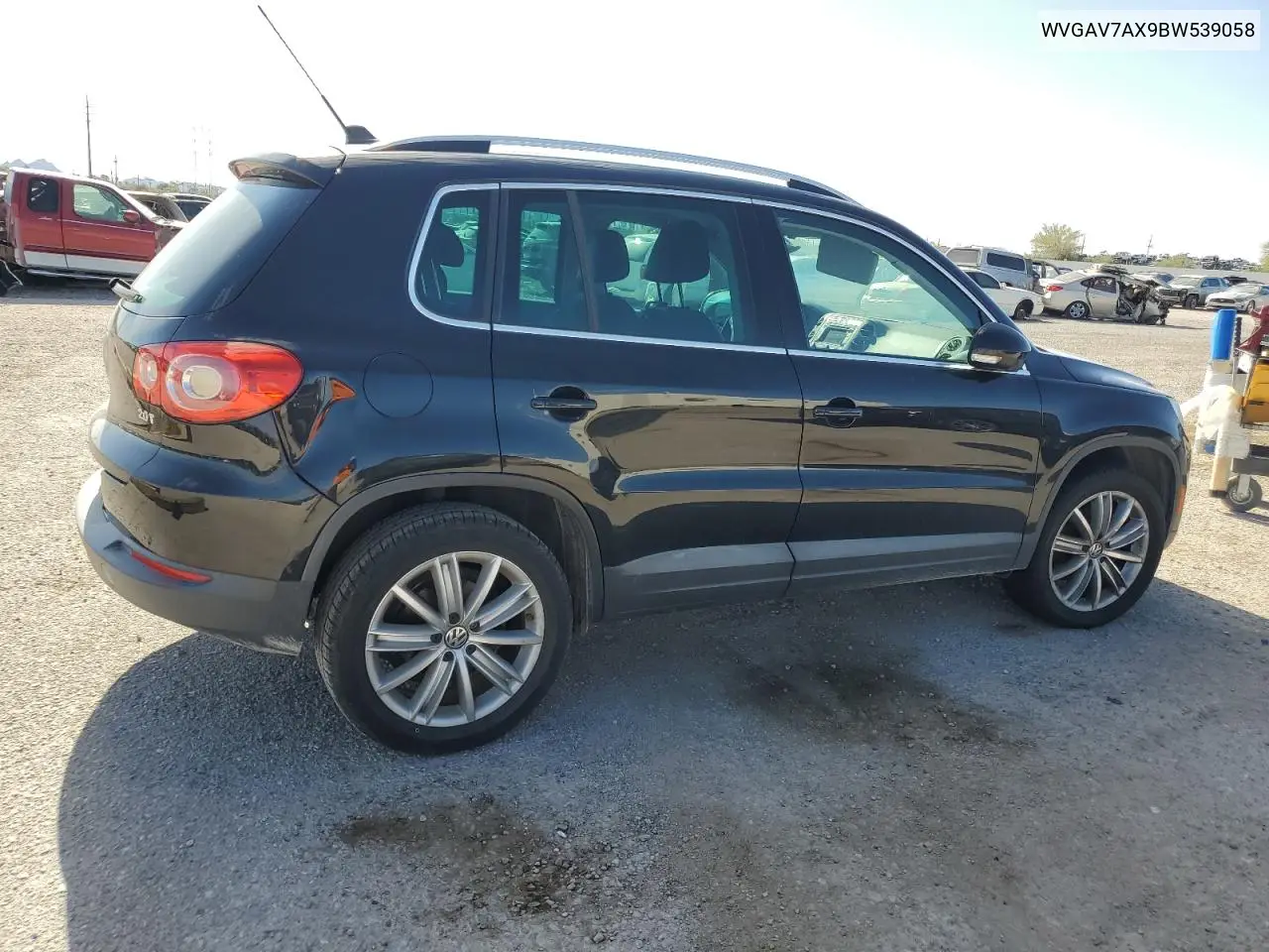 2011 Volkswagen Tiguan S VIN: WVGAV7AX9BW539058 Lot: 62269615