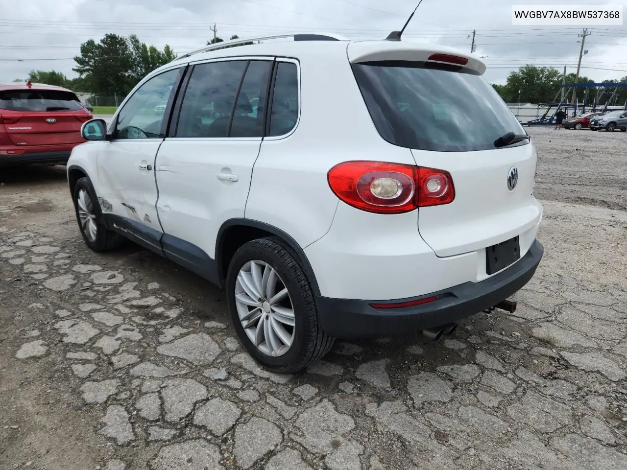 2011 Volkswagen Tiguan S VIN: WVGBV7AX8BW537368 Lot: 62708865