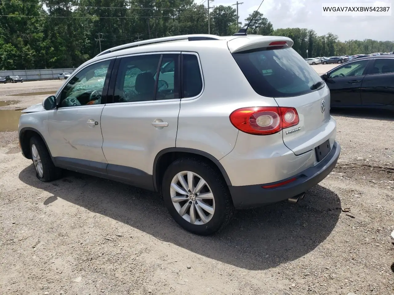 2011 Volkswagen Tiguan S VIN: WVGAV7AXXBW542387 Lot: 63016205