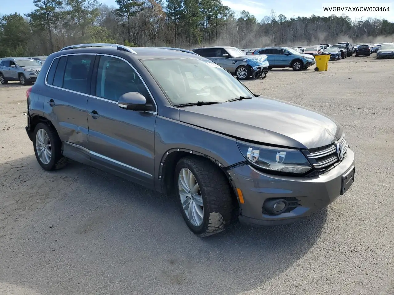2012 Volkswagen Tiguan S VIN: WVGBV7AX6CW003464 Lot: 47248275